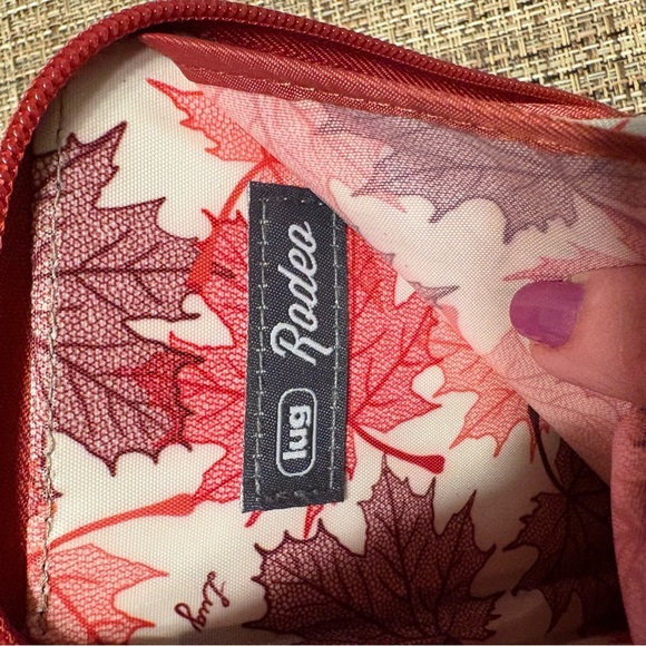 Lug RFID Quilted Wristlet Rodeo Wallet Rosewood NWOT Rare Sold Out Color - Picture 5 of 8